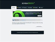 Tablet Screenshot of bombiadesign.com